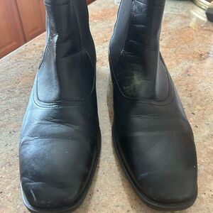 Men's Black Leather Boots used  they are Cole Haan & Nike Air